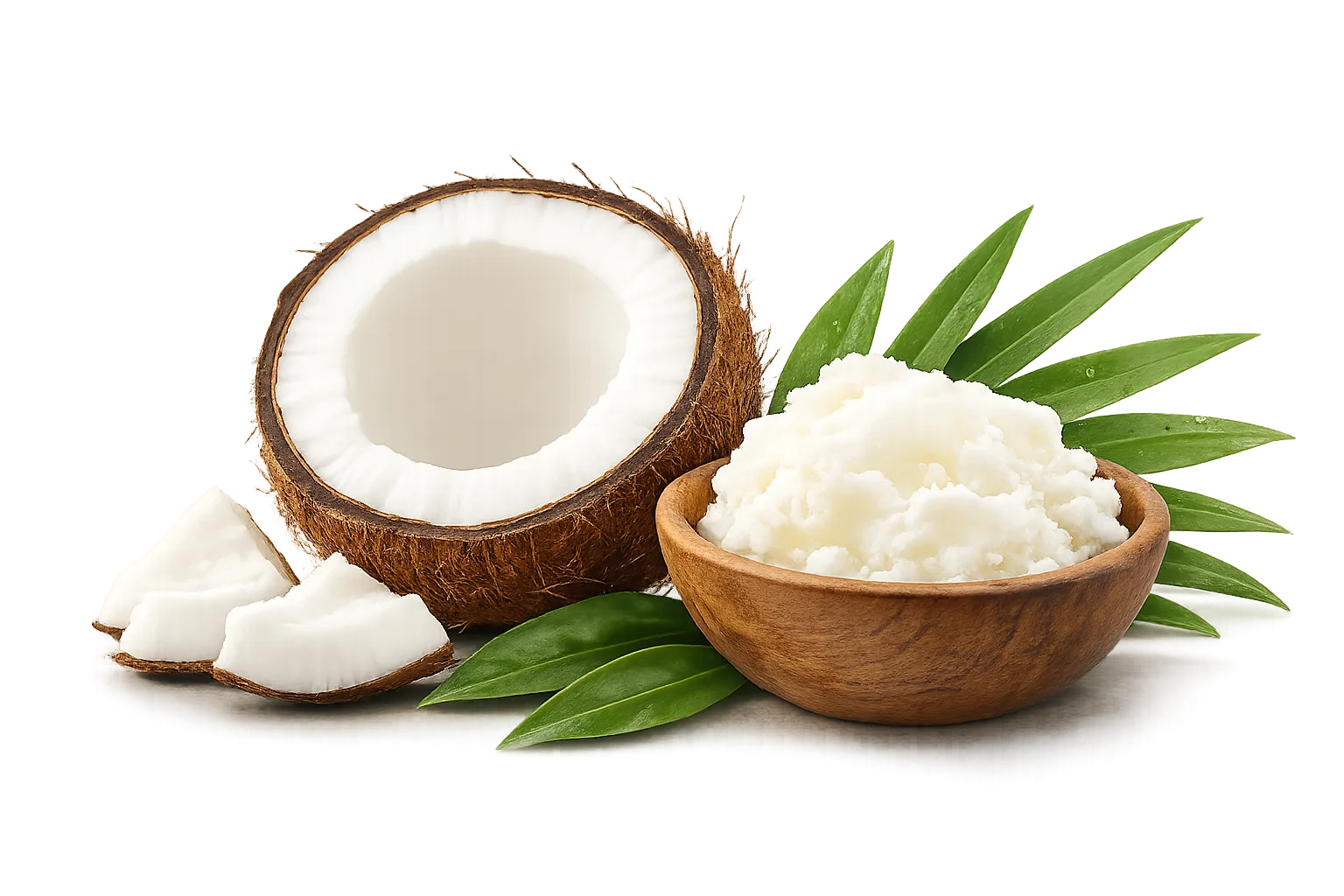 Coconut oil and tallow rendered for soap